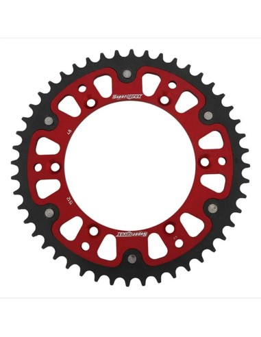 Corona SuperSprox Stealth Honda Cr/Crf 125-450 00-26/Beta RR 125-480 13-27 Rojo.