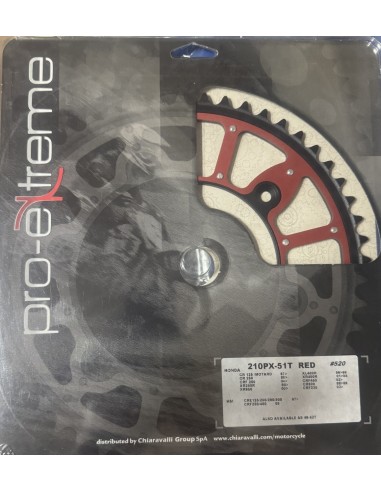 Corona Pro-Extrem Honda Cr/Crf 125-450 00-26/Beta RR 125-480 13-27 Rojo.