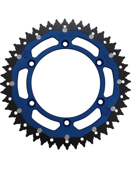 Corona Mixta Moose Racing Yamaha Yz/Yzf 125-450 99-26 Azul.