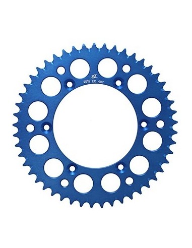 Corona de Aluminio Chiaravalli Yamaha Yz/Yzf 125-450 99-26 Azul.