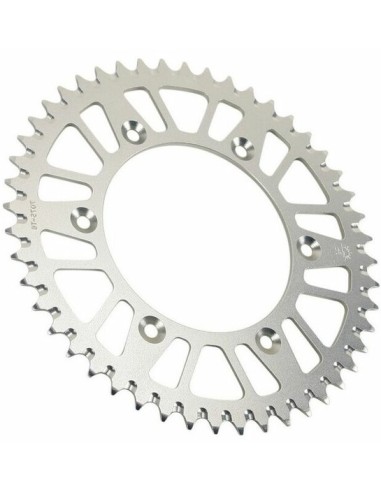 Corona de Aluminio Jt Ktm Sx/Exc 125-500 98-27/Husqvarna Te/Fe 125-501 14-27/Gas Gas Ec/Mc 125-500 21-27 Plata.