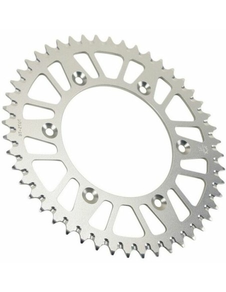 Corona de Aluminio Jt Ktm Sx 85 04-27/Husqvarna Tc 85 14-27/Gas Gas Mc 85 21-27 Plata.