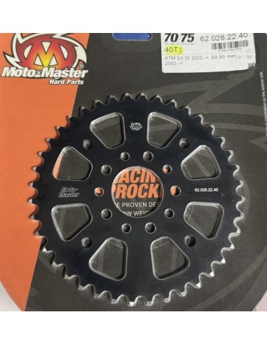 Corona de Aluminio Moto Master Ktm Sx 50 04-08 Negro.