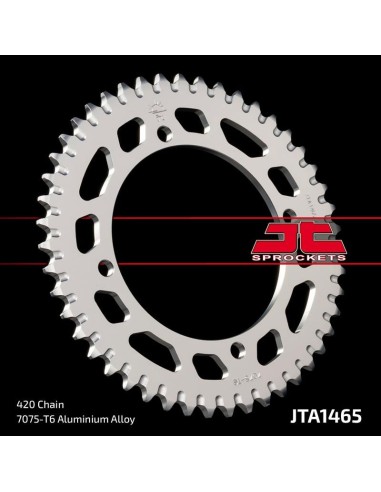 Corona de Aluminio Jt Suzuki Rm 65 03-05/Kawasaki Kx 65 02-26 Plata.