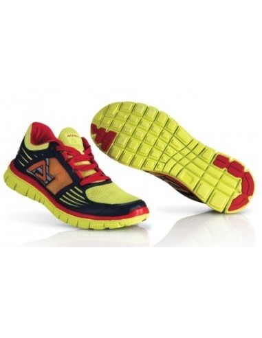 Zapatillas Acerbis Corporate Amarillo/Rojo.