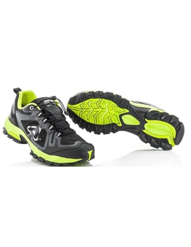 Zapatillas Acerbis Trail Negro/Amarillo.