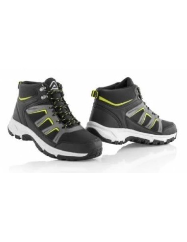 Zapatillas Acerbis Trail Negro/Amarillo.
