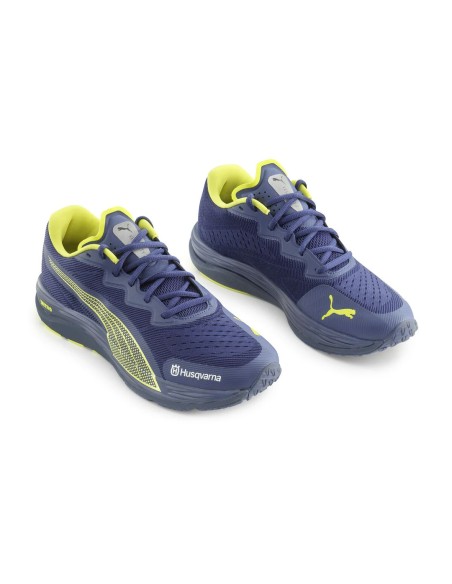 Zapatillas Puma Husqvarna Azul/Amarillo.