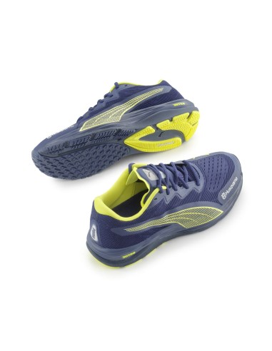 Zapatillas Puma Husqvarna Azul/Amarillo.