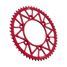 Corona de Aluminio Jt Honda Cr/Crf 125-450 00-26/Beta RR 125-480 13-27 Rojo.