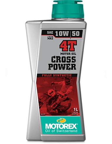 Aceite de Motor Motorex Cross Power 4T 10W50 1l.