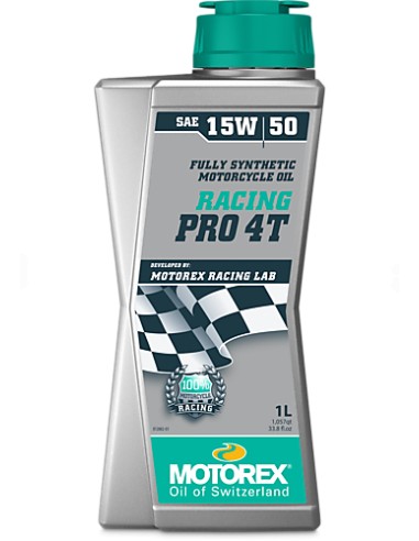 Aceite de Motor Motorex Racing Pro 4T 15W50 1l.