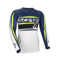 Jersey Acerbis  MX Linear Azul/Amarillo.