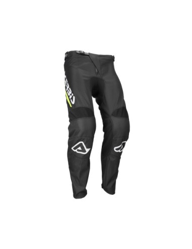 Pantalón Acerbis Mx Linear Negro/Amarillo.