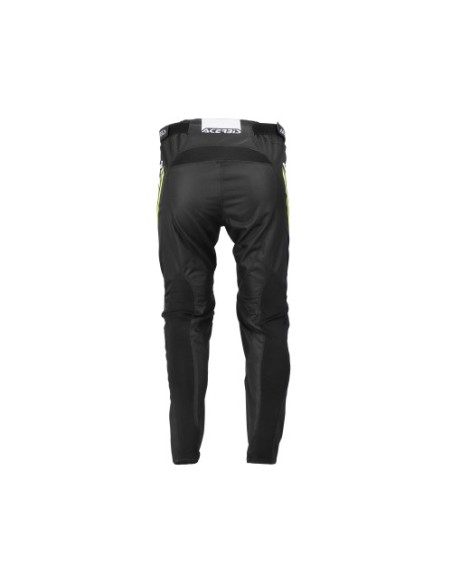 Pantalón Acerbis Mx Linear Negro/Amarillo.