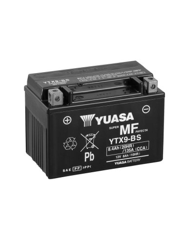 Batería de Ácido Yuasa YTX9-BS Original Husqvarna.
