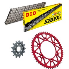 Kit de Arrastre Completo Honda Cr/Crf 125-450 00-26 Rojo.