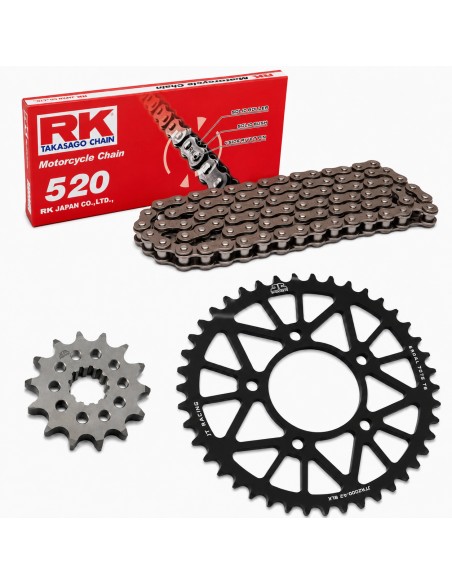 Kit de Arrastre Completo Gas Gas Ec 125 03-15 Negro.