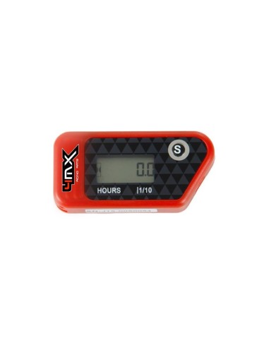 Cuenta Horas 4MX Inalámbrico Rojo.