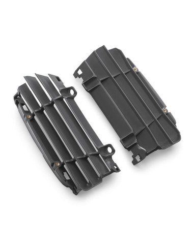 Rejillas de Radiador Original Ktm Sx/Exc 125-500 24-27/Husqvarna Te/Fe 125-501 24-27/Gas Gas Ec/Mc 125-500 24-27 Negro.