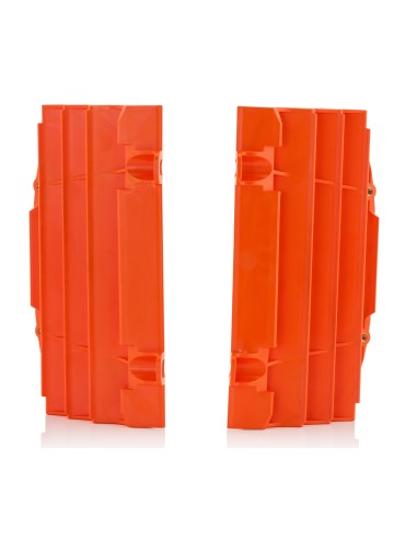 Rejillas de Radiador Acerbis Ktm Sx/Exc 125-450 16-22/Husqvarna Tc/Fc/Te/Fe 125-450 16-22/Gas Gas Mc/Ec 125-450 21-23 Naranja.