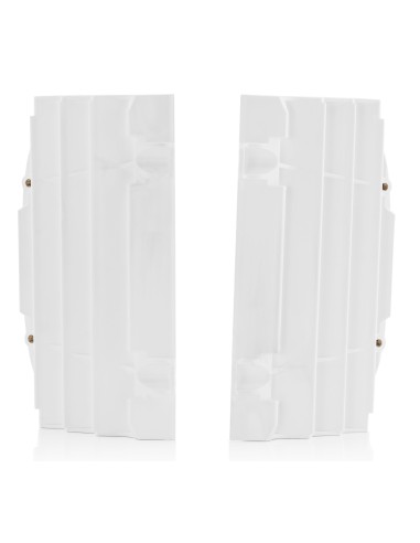 Rejillas de Radiador Acerbis Ktm Sx/Exc 125-450 16-22/Husqvarna Tc/Fc/Te/Fe 125-450 16-22/Gas Gas Mc/Ec 125-450 21-23 Blanco.