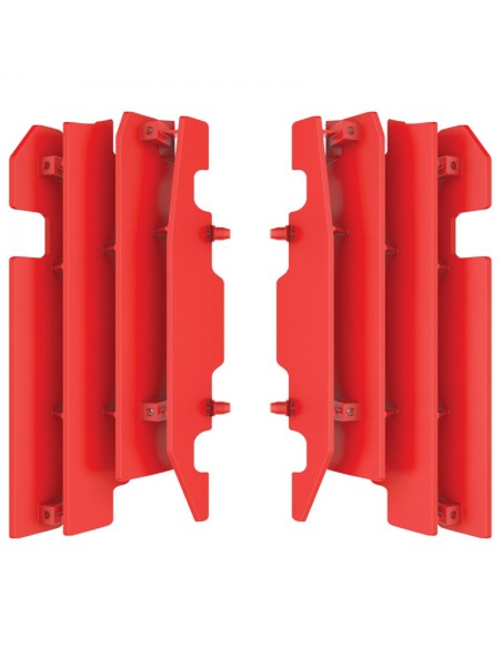 Rejillas de Radiador Polisport Honda Cr 125/250 r 00-04/Crf 450 f 03-04 Rojo.