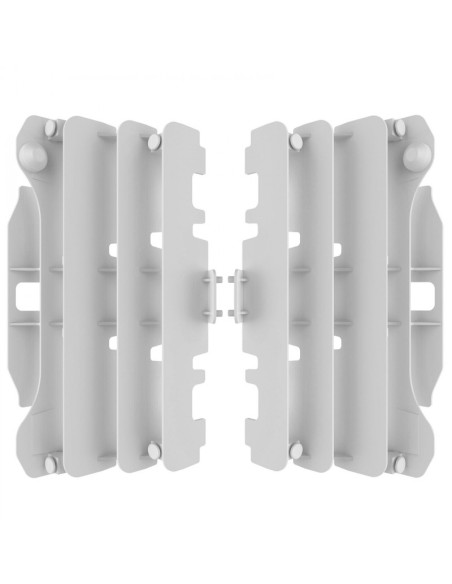 Rejillas de Radiador Polisport Yamaha Yzf 250/450 07-09 Blanco.