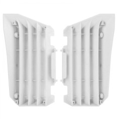 Rejillas de Radiador Polisport Yamaha Yzf 250 14-18/Yzf 450 14-17 Blanco.