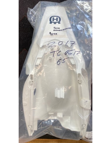 Guardabarros Trasero y Caja de Filtro Original Husqvarna Tc 65 17-23 Blanco.