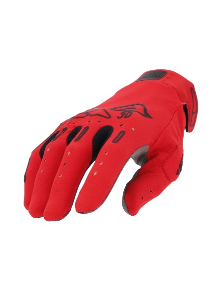 Guantes Acerbis X-Flex 2.0 rojo.
