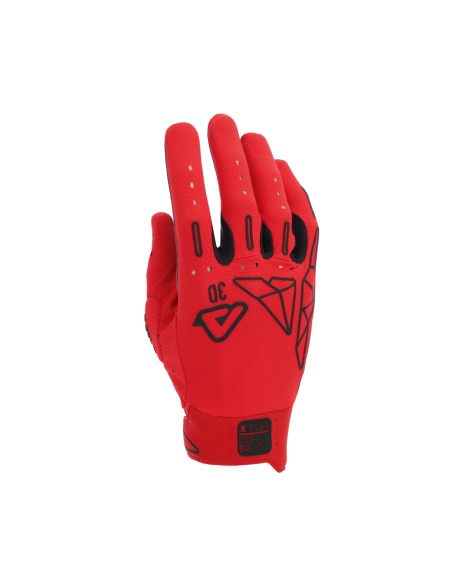 Guantes Acerbis X-Flex 2.0 rojo.