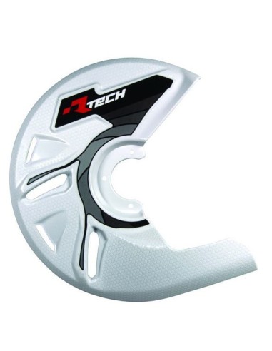 Protector Disco Freno Delantero R-Tech Blanco.
