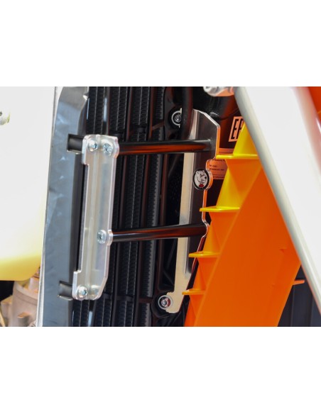 Protector de Radiador Axp Ktm Sx/Exc 125-500 24-27/Husqvarna Te/Fe 125-501 24-27/Gas Gas Ec/Mc 125-500 24-27 Aluminio.