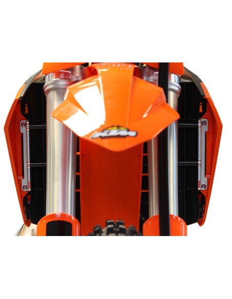 Protector de Radiador Axp Ktm Sx/Exc 125-500 24-27/Husqvarna Te/Fe 125-501 24-27/Gas Gas Ec/Mc 125-500 24-27 Aluminio.