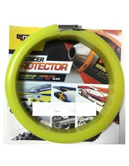 Protector de Escape 2T 4mx Amarillo Flúor.