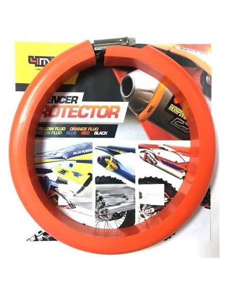 Protector de Escape 4T 4mx Naranja.