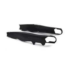 Protector de Basculante Polisport Ktm Sx/Exc 125-500 24-27/Husqvarna Te/Fe 125-501 24-27/Gas Gas Ec/Mc 125-500 24-27 Negro.
