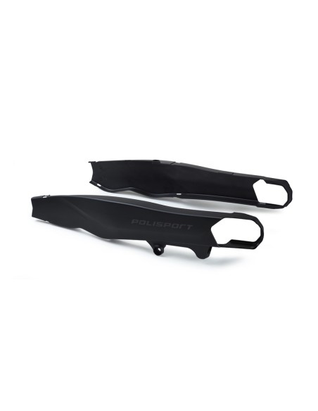 Protector de Basculante Polisport Ktm Sx/Exc 125-500 24-27/Husqvarna Te/Fe 125-501 24-27/Gas Gas Ec/Mc 125-500 24-27 Negro.