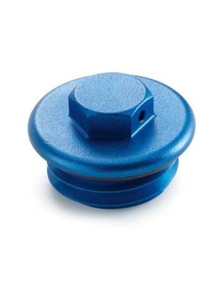 Tapón Llenado Aceite Original Ktm Sx/Exc 125-500 98-27/Husqvarna Te/Fe 125-501 14-27/Gas Gas Ec/Mc 125-500 21-27 Azul.
