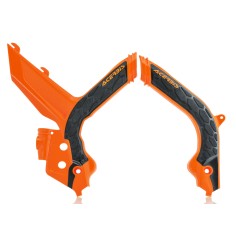Protector de Chasis Acerbis Ktm Sx 125-450 19-22/Exc 125-500 20-23 Naranja/Negro.