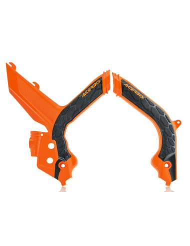 Protector de Chasis Acerbis Ktm Sx 125-450 19-22/Exc 125-500 20-23 Naranja/Negro.