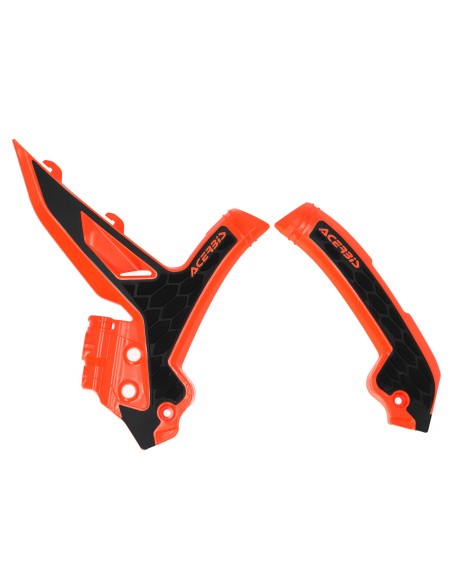 Protector de Chasis Acerbis Ktm Sx 125-450 23-27/Exc 125-500 24-27 Negro/Naranja.