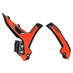 Protector de Chasis Acerbis Ktm Sx 125-450 23-27/Exc 125-500 24-27 Naranja/Negro.