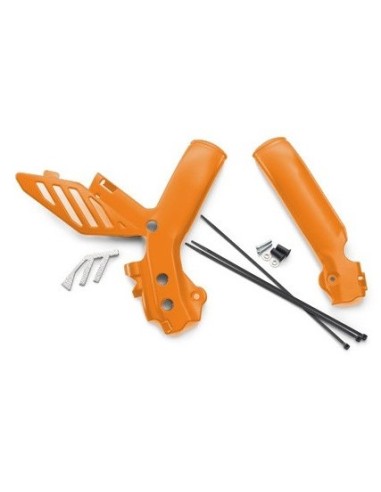 Protector de Chasis Original Ktm Exc 125-500 08-11/Sx 125-450 07-10/Husaberg Te 125-300 11-12 Naranja.