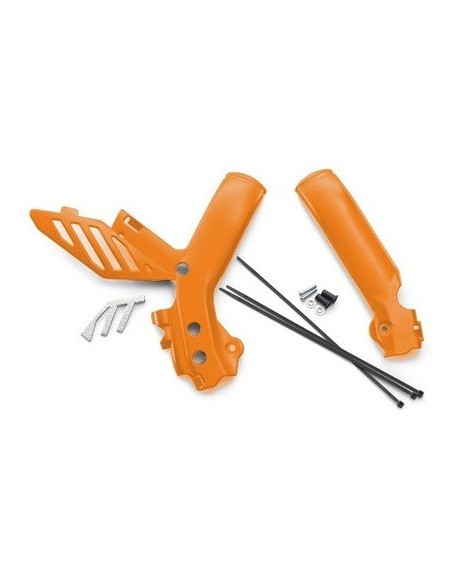 Protector de Chasis Original Ktm Exc 125-500 08-11/Sx 125-450 07-10/Husaberg Te 125-300 11-12 Naranja.