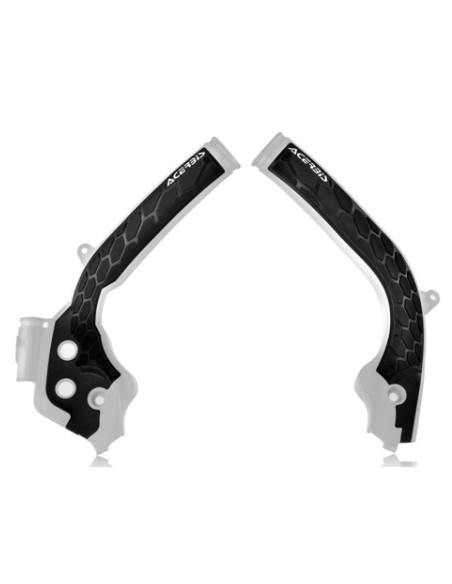 Protector de Chasis Acerbis Ktm Exc 125-500 17-19/Sx 125-450 16-18/Husqvarna Te/Fe 125-501 17-19/Tc/Fc 125-450 16-18 Negro/Blanc