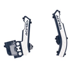 Protector de Chasis Acerbis Ktm Sx 50 16-23/Husqvarna Tc 50 17-23/Gas Gas Mc 50 21-23 Blanco/Azul.