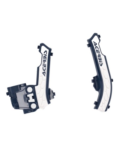 Protector de Chasis Acerbis Ktm Sx 50 16-23/Husqvarna Tc 50 17-23/Gas Gas Mc 50 21-23 Blanco/Azul.