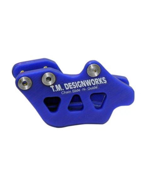 Guía de Cadena T.M Desinworks Yamaha Yz 125/250 08-26/Yzf 250 07-23/Yzf 450 07-22/Fantic Xx 125/250 21-26/Xxf 250/450 21-23 Azul